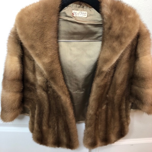 Vintage Kent fisher mink shawl - Picture 4 of 5
